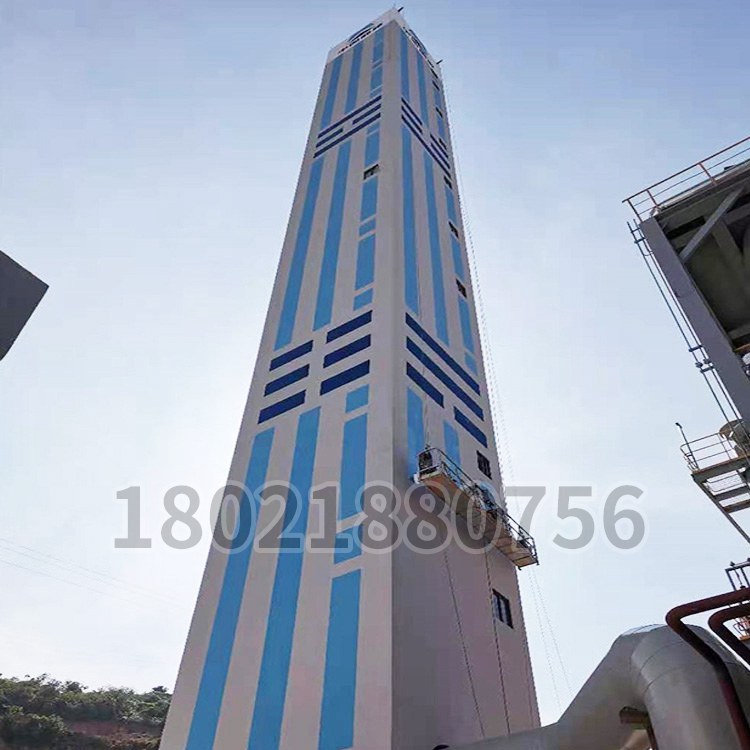 方煙囪外壁條紋裝飾繪製